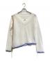 MM6 Maison Margiela（エムエムシックスメゾンマルジェラ）の古着「Vネックニット」｜ホワイト