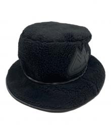 MM6 Maison Margiela（エムエムシックスメゾンマルジェラ）の古着「ボアバケットハット」｜ブラック