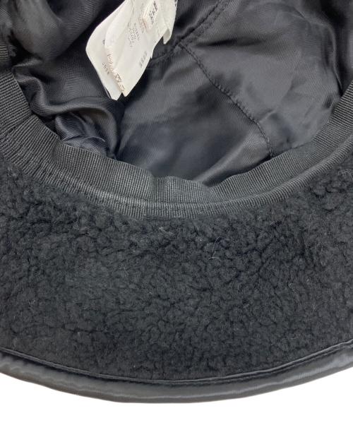 MM6 Maison Margiela（エムエムシックスメゾンマルジェラ）MM6 Maison Margiela (エムエムシックスメゾンマルジェラ) ボアバケットハット ブラックの古着・服飾アイテム
