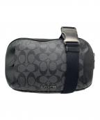 COACHコーチ）の古着「ウエストバッグ」｜ブラック