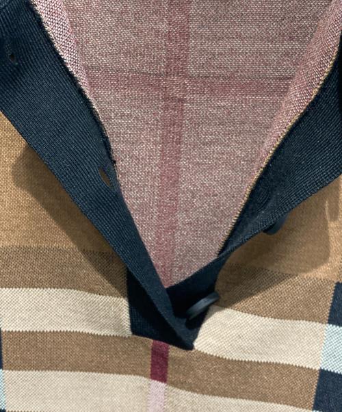 BURBERRY（バーバリー）BURBERRY (バーバリー) シルクブレンドポロシャツ ブラウン サイズ:xxxsの古着・服飾アイテム