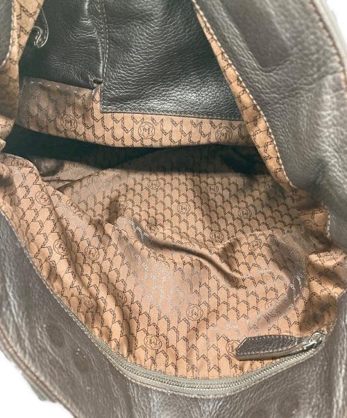 MONTBLANC（モンブラン）MONTBLANC (モンブラン) レザートートバッグ ブラウンの古着・服飾アイテム