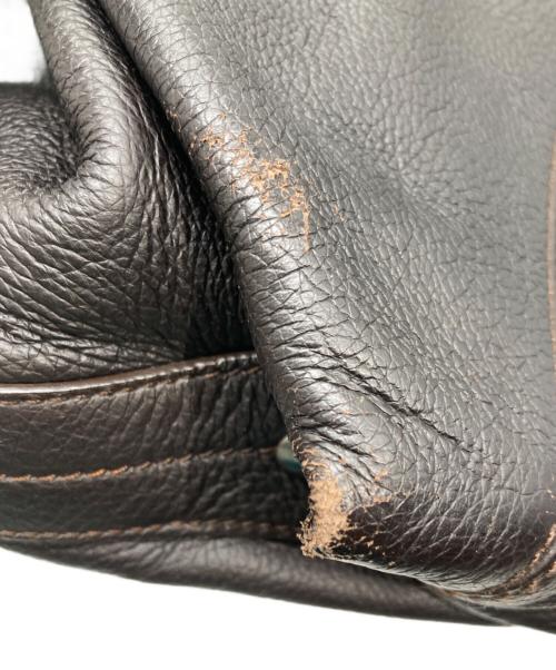 MONTBLANC（モンブラン）MONTBLANC (モンブラン) レザートートバッグ ブラウンの古着・服飾アイテム