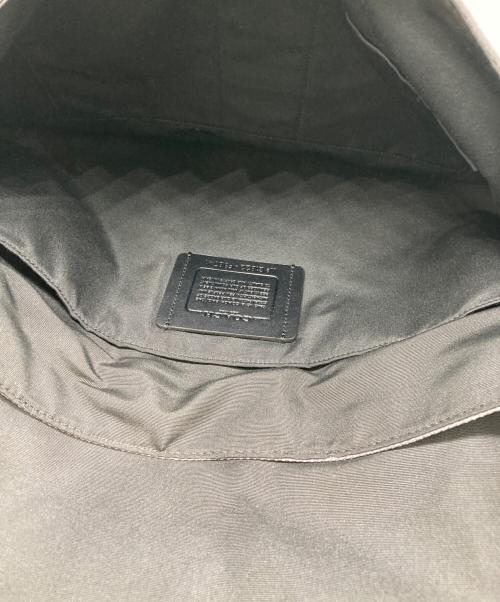 COACH（コーチ）COACH (コーチ) メッセンジャーバッグ グレー×ブラックの古着・服飾アイテム