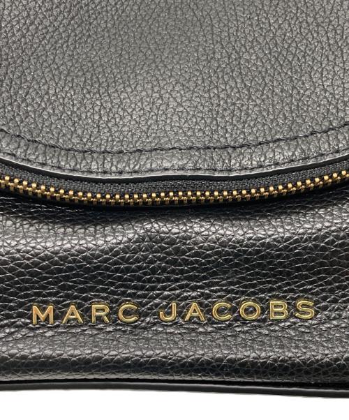 MARC JACOBS（マークジェイコブス）MARC JACOBS (マークジェイコブス) レザーショルダーバッグ ブラックの古着・服飾アイテム