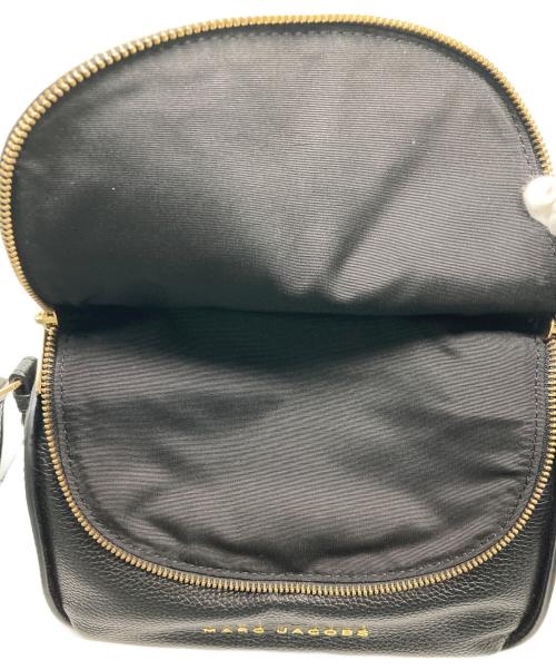 MARC JACOBS（マークジェイコブス）MARC JACOBS (マークジェイコブス) レザーショルダーバッグ ブラックの古着・服飾アイテム