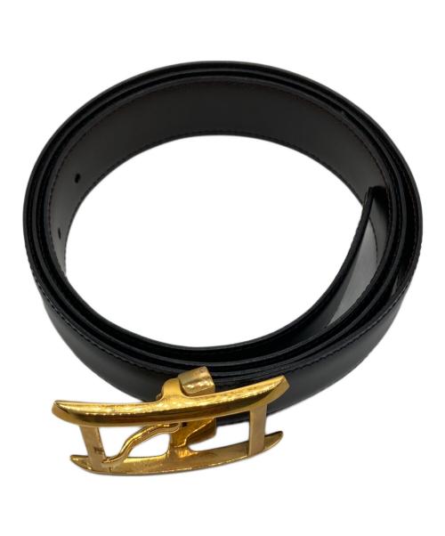 Cartier（カルティエ）Cartier (カルティエ) レザーベルト ブラックの古着・服飾アイテム