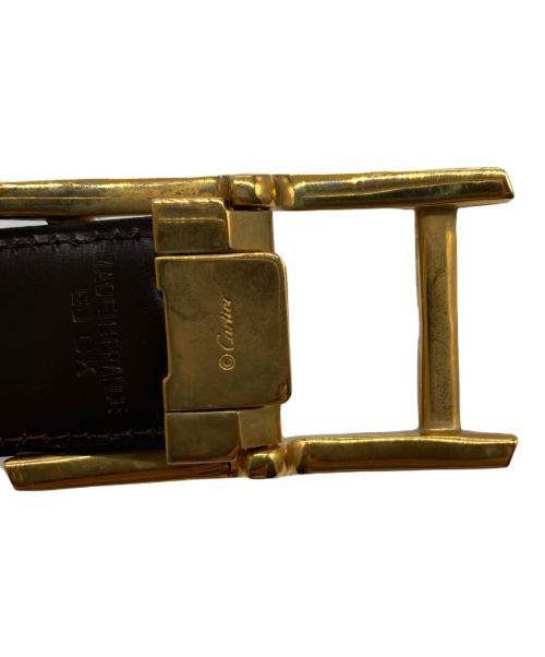 Cartier（カルティエ）Cartier (カルティエ) レザーベルト ブラックの古着・服飾アイテム