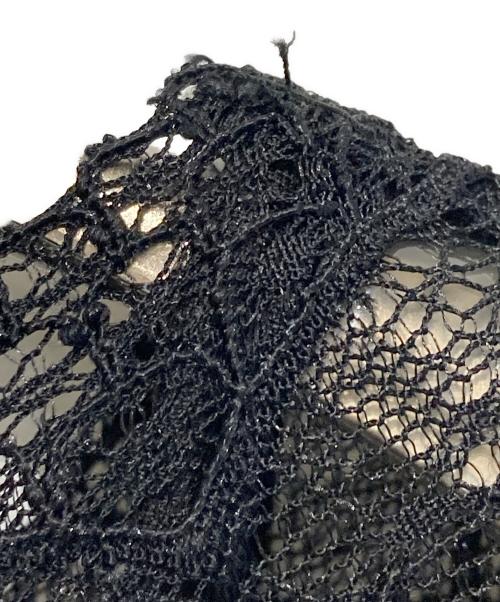 Ameri（アメリ）AMERI (アメリ) SCALLOP LACE EMPIRE DRESS ブラック サイズ:Mの古着・服飾アイテム