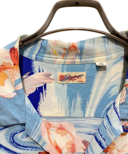 Sun Surf（サンサーフ）Sun Surf (サンサーフ) アロハシャツ ブルー×スカイブル サイズ:Mの古着・服飾アイテム