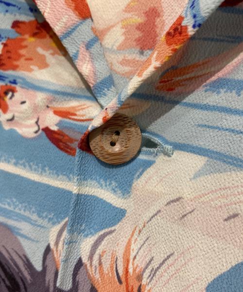 Sun Surf（サンサーフ）Sun Surf (サンサーフ) アロハシャツ ブルー×スカイブル サイズ:Mの古着・服飾アイテム