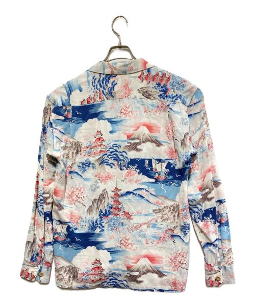 Sun Surf（サンサーフ）Sun Surf (サンサーフ) アロハシャツ ピンク×ブルー サイズ:Mの古着・服飾アイテム