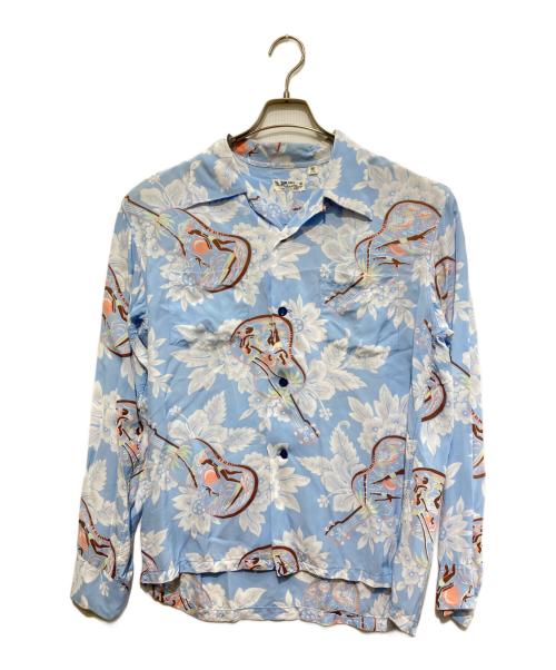Sun Surf（サンサーフ）Sun Surf (サンサーフ) アロハシャツ スカイブルー サイズ:Mの古着・服飾アイテム