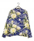 Sun Surfサンサーフ）の古着「アロハシャツ」｜ブルー×イエロー
