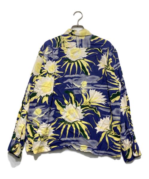 Sun Surf（サンサーフ）Sun Surf (サンサーフ) アロハシャツ ブルー×イエロー サイズ:Mの古着・服飾アイテム