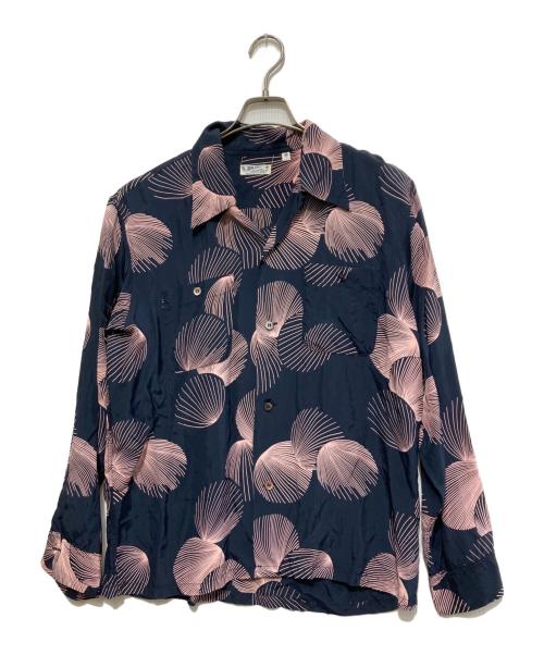 Sun Surf（サンサーフ）Sun Surf (サンサーフ) アロハシャツ ブラック×ピンク サイズ:Mの古着・服飾アイテム