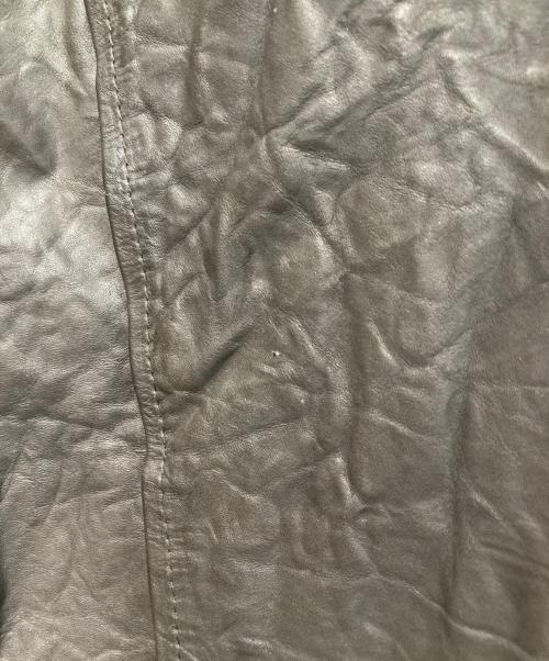 E.Z BY ZEGNA（イージーバイゼニア）E.Z BY ZEGNA (イージーバイゼニア) レザージャケット ブラウン サイズ:Lの古着・服飾アイテム