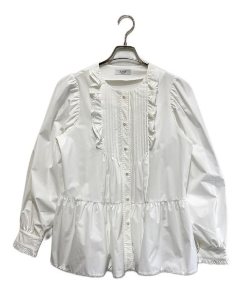 Ame no chi Hare（アメノチハレ）Ame no chi Hare (アメノチハレ) ピンタックブラウス ホワイト サイズ:FREEの古着・服飾アイテム