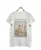 MaxMaraマックスマーラ）の古着「プリントTシャツ」｜ホワイト