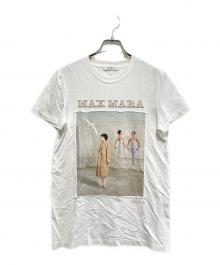 MaxMara（マックスマーラ）の古着「プリントTシャツ」｜ホワイト