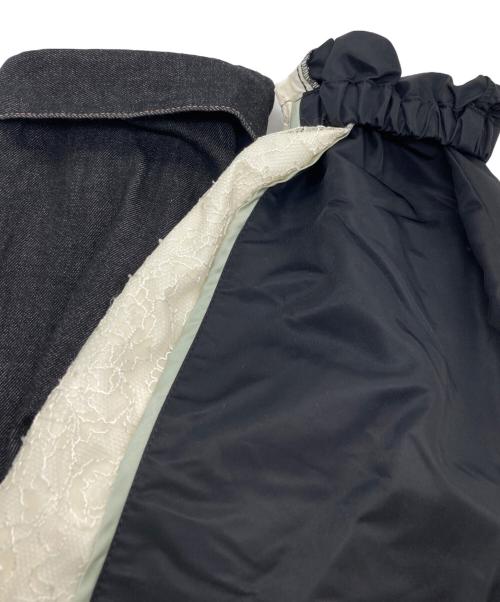 AULA AILA（アウラアイラ）AULA AILA (アウラアイラ) B'2nd (ビーセカンド) 別注マルチコンビネーションブルゾン ブラック×ホワイトの古着・服飾アイテム