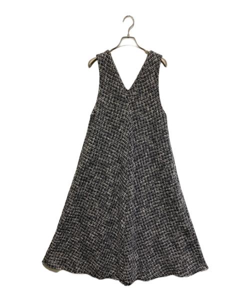 BEARDSLEY（ビアズリー）BEARDSLEY (ビアズリー) ノースリーブワンピース ブラックの古着・服飾アイテム