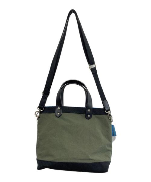 familiar（ファミリア）familiar (ファミリア) ajew (エジュー) 2WAYバッグ カーキの古着・服飾アイテム
