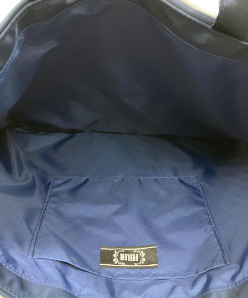 FEILER（フェイラー）FEILER (フェイラー) ハンドバッグ ネイビーの古着・服飾アイテム