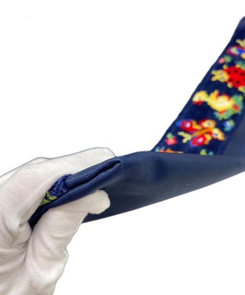 FEILER（フェイラー）FEILER (フェイラー) ハンドバッグ ネイビーの古着・服飾アイテム