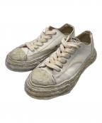 Maison MIHARA YASUHIROメゾン ミハラ ヤスヒロ）の古着「PETERSON23 OG Dyed Sole Canvas Low-top Sneaker」｜ホワイト