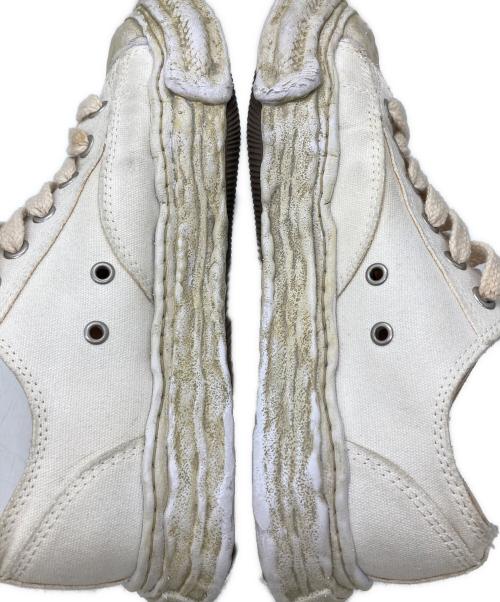 Maison MIHARA YASUHIRO（メゾン ミハラ ヤスヒロ）Maison MIHARA YASUHIRO (メゾン ミハラ ヤスヒロ) PETERSON23 OG Dyed Sole Canvas Low-top Sneaker ホワイト サイズ:43の古着・服飾アイテム