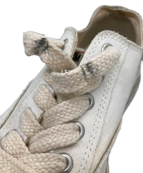Maison MIHARA YASUHIRO（メゾン ミハラ ヤスヒロ）Maison MIHARA YASUHIRO (メゾン ミハラ ヤスヒロ) PETERSON23 OG Dyed Sole Canvas Low-top Sneaker ホワイト サイズ:43の古着・服飾アイテム