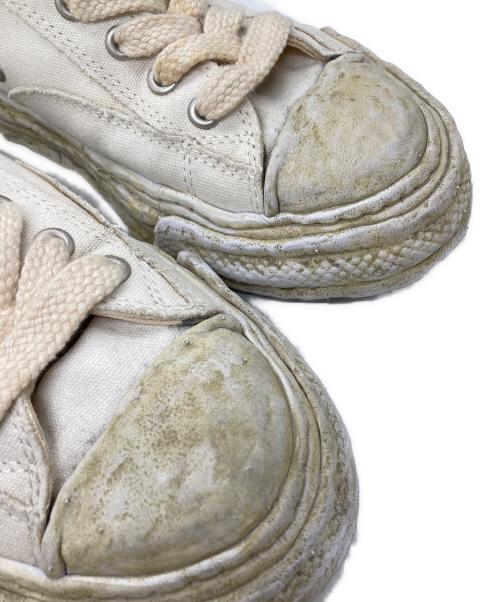 Maison MIHARA YASUHIRO（メゾン ミハラ ヤスヒロ）Maison MIHARA YASUHIRO (メゾン ミハラ ヤスヒロ) PETERSON23 OG Dyed Sole Canvas Low-top Sneaker ホワイト サイズ:43の古着・服飾アイテム