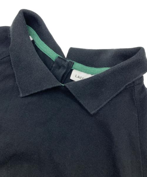 LACOSTE（ラコステ）LACOSTE (ラコステ) バックプラケットポロドレス ブラック サイズ:40の古着・服飾アイテム