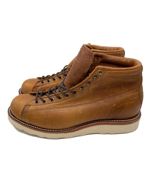 CHIPPEWA（チペワ）CHIPPEWA (チペワ) 5 BRIDGEMEN LACE-TO-TOE ブリッジメンレース トゥ ブラウン×ホワイト サイズ:US8EEの古着・服飾アイテム