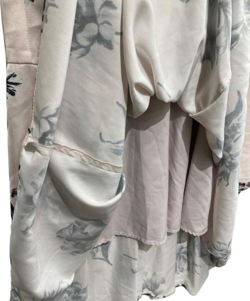 HER LIP TO（ハーリップトゥ）HER LIP TO (ハーリップトゥ) Monochrome Peony Satin Dress（モノクローム ピオニーサテンドレス） ライトピンク サイズ:Sの古着・服飾アイテム