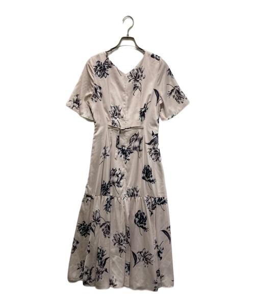 HER LIP TO（ハーリップトゥ）HER LIP TO (ハーリップトゥ) Monochrome Peony Satin Dress（モノクローム ピオニーサテンドレス） ライトピンク サイズ:Sの古着・服飾アイテム