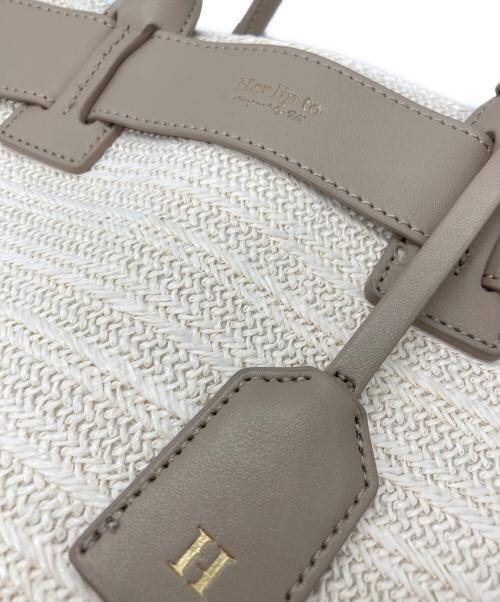 HER LIP TO（ハーリップトゥ）HER LIP TO (ハーリップトゥ) Palma tote bag ベージュの古着・服飾アイテム