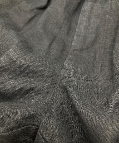 BLACK COMME des GARCONS（ブラックコムデギャルソン）BLACK COMME des GARCONS (ブラックコムデギャルソン) リネンハーフパンツ ブラック サイズ:Lの古着・服飾アイテム