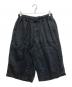 BLACK COMME des GARCONS（ブラックコムデギャルソン）の古着「リネンハーフパンツ」｜ブラック