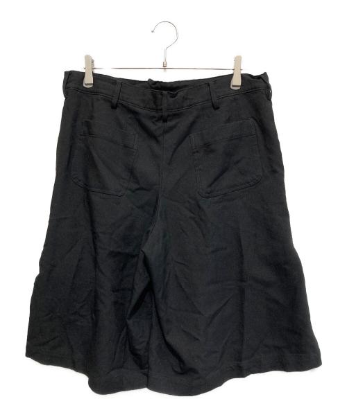 BLACK COMME des GARCONS（ブラックコムデギャルソン）BLACK COMME des GARCONS (ブラックコムデギャルソン) ハーフパンツ ブラック サイズ:Lの古着・服飾アイテム