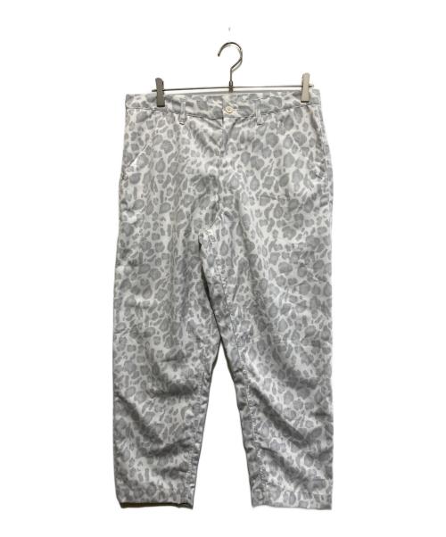 BLACK COMME des GARCONS（ブラックコムデギャルソン）BLACK COMME des GARCONS (ブラックコムデギャルソン) 柄パンツ ライトグレー×ホワイト サイズ:XLの古着・服飾アイテム