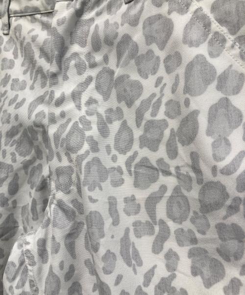 BLACK COMME des GARCONS（ブラックコムデギャルソン）BLACK COMME des GARCONS (ブラックコムデギャルソン) 柄パンツ ライトグレー×ホワイト サイズ:XLの古着・服飾アイテム