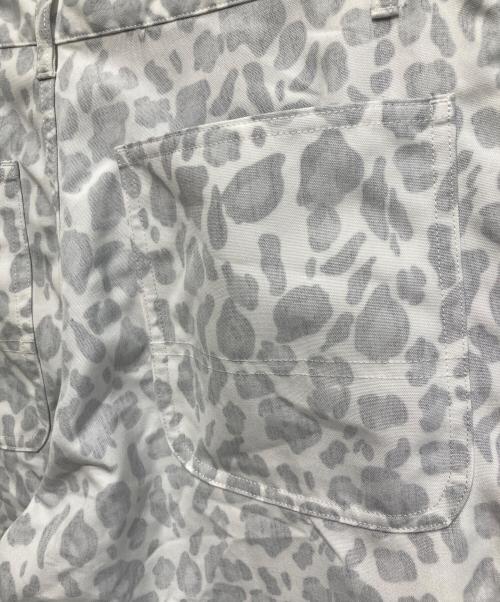 BLACK COMME des GARCONS（ブラックコムデギャルソン）BLACK COMME des GARCONS (ブラックコムデギャルソン) 柄パンツ ライトグレー×ホワイト サイズ:XLの古着・服飾アイテム