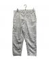 BLACK COMME des GARCONS（ブラックコムデギャルソン）の古着「柄パンツ」｜ライトグレー×ホワイト