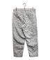 BLACK COMME des GARCONS (ブラックコムデギャルソン) 柄パンツ ライトグレー×ホワイト サイズ:XL：8000円