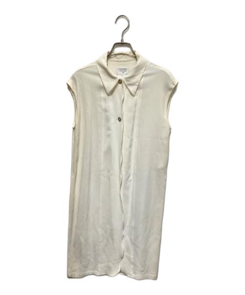 CHANEL（シャネル）CHANEL (シャネル) ベスト ホワイト サイズ:38の古着・服飾アイテム