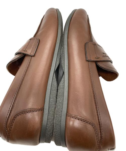 Ferragamo WORLD（フェラガモワールド）Ferragamo WORLD (フェラガモワールド) コインローファー ブラウン サイズ:71/2の古着・服飾アイテム