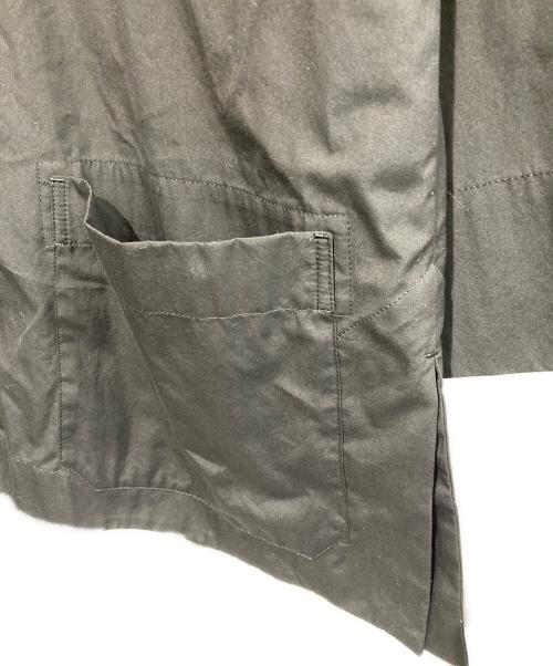 Y's BANG ON!No.120（ヨージバングオンナンバー120）Y's BANG ON!No.120 (ヨージバングオンナンバー120) CUFF ST CHINA SHIRT(カフイットチャイナシャツ) ブラック サイズ:2の古着・服飾アイテム