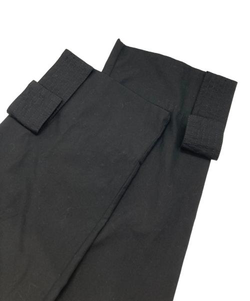 Y's BANG ON!No.120（ヨージバングオンナンバー120）Y's BANG ON!No.120 (ヨージバングオンナンバー120) CUFF ST CHINA SHIRT(カフイットチャイナシャツ) ブラック サイズ:2の古着・服飾アイテム